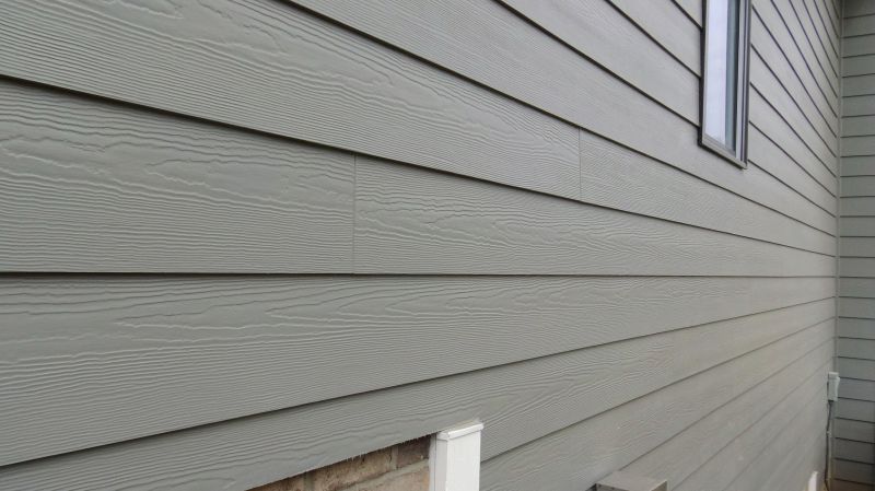 Close-up of Cement Siding Details